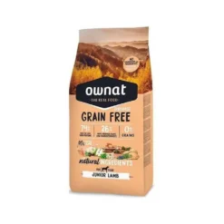 Ownat Grain Free Prime Junior Lamb - croquettes chiot