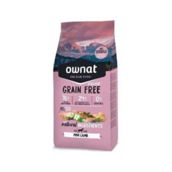 Ownat Grain Free Prime mini lamb - croquettes chien