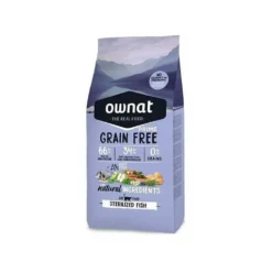 Ownat Grain Free Prime sterilized fish - croquettes chat