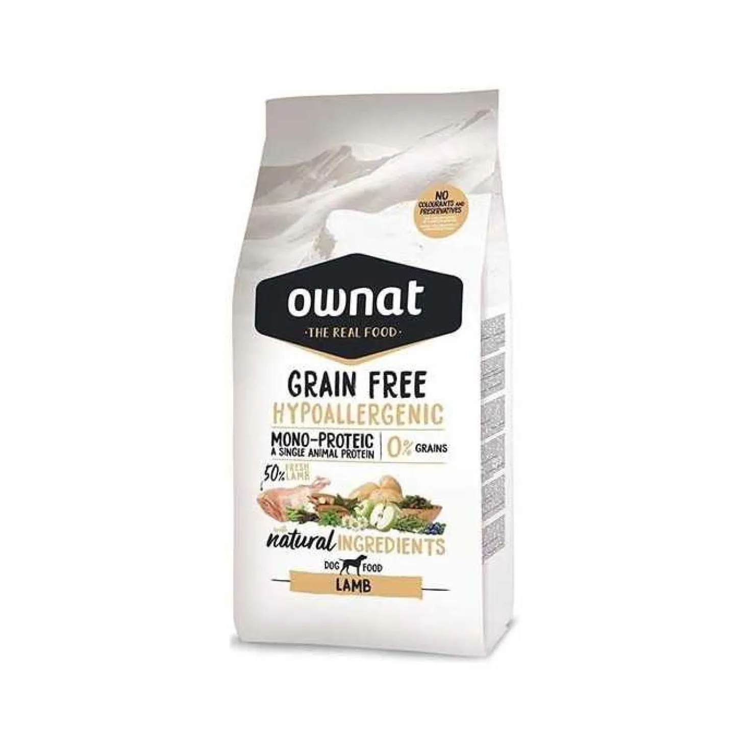 Ownat Hypoallergenic lamb - croquettes chien