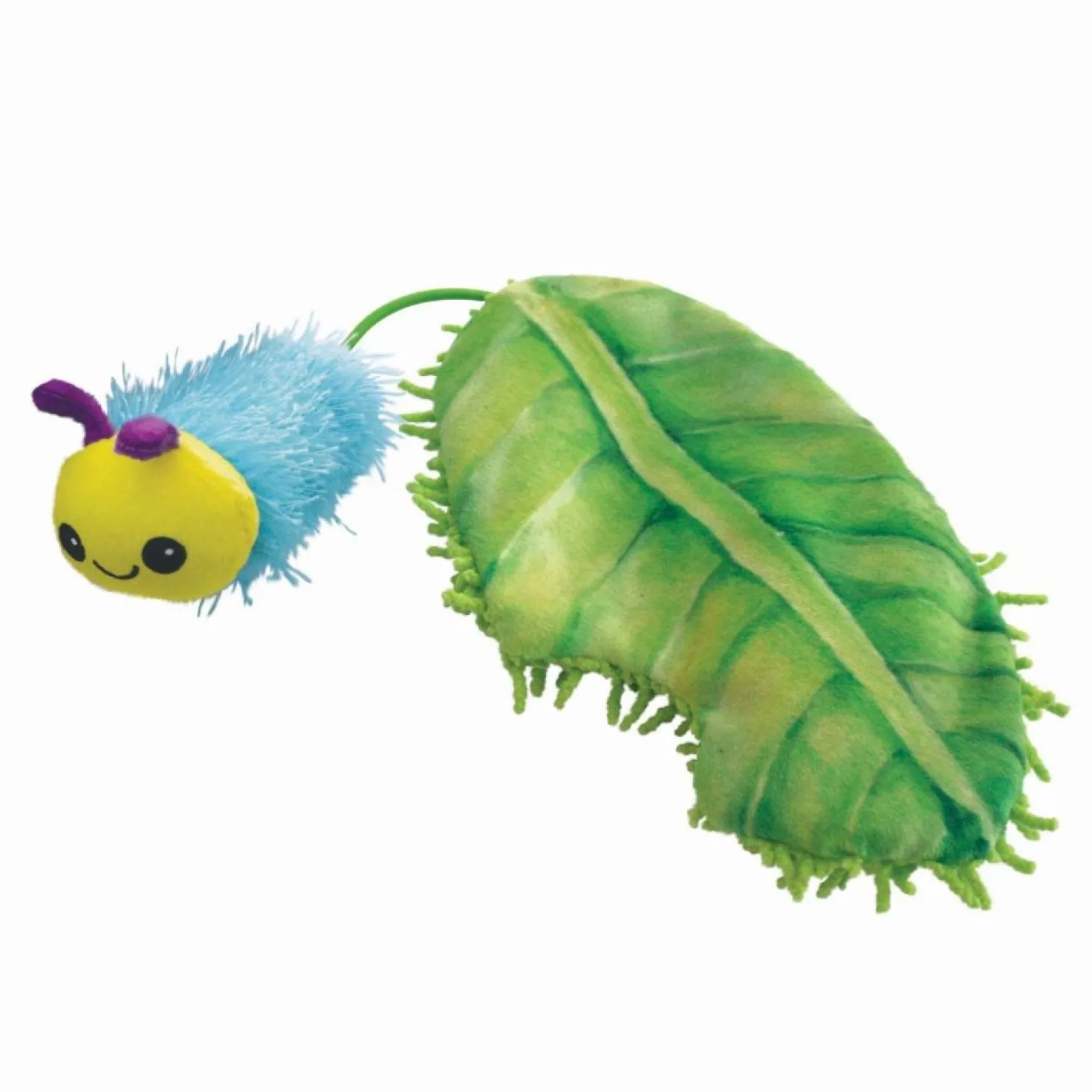 Peluche chenille Flingaroo Caterpillar Kong chat