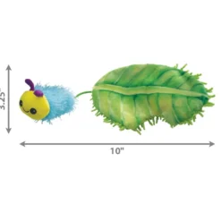 Peluche chenille Flingaroo Caterpillar Kong chat