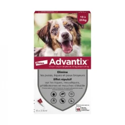 Pipettes Advantix chien