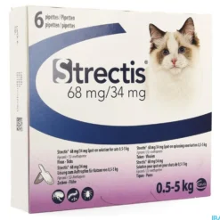 Pipettes antiparasitaires chat