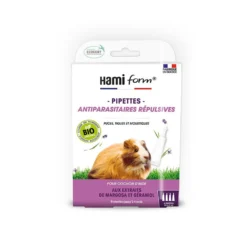Pipettes antiparasitaires répulsives Bio cochon d'Inde