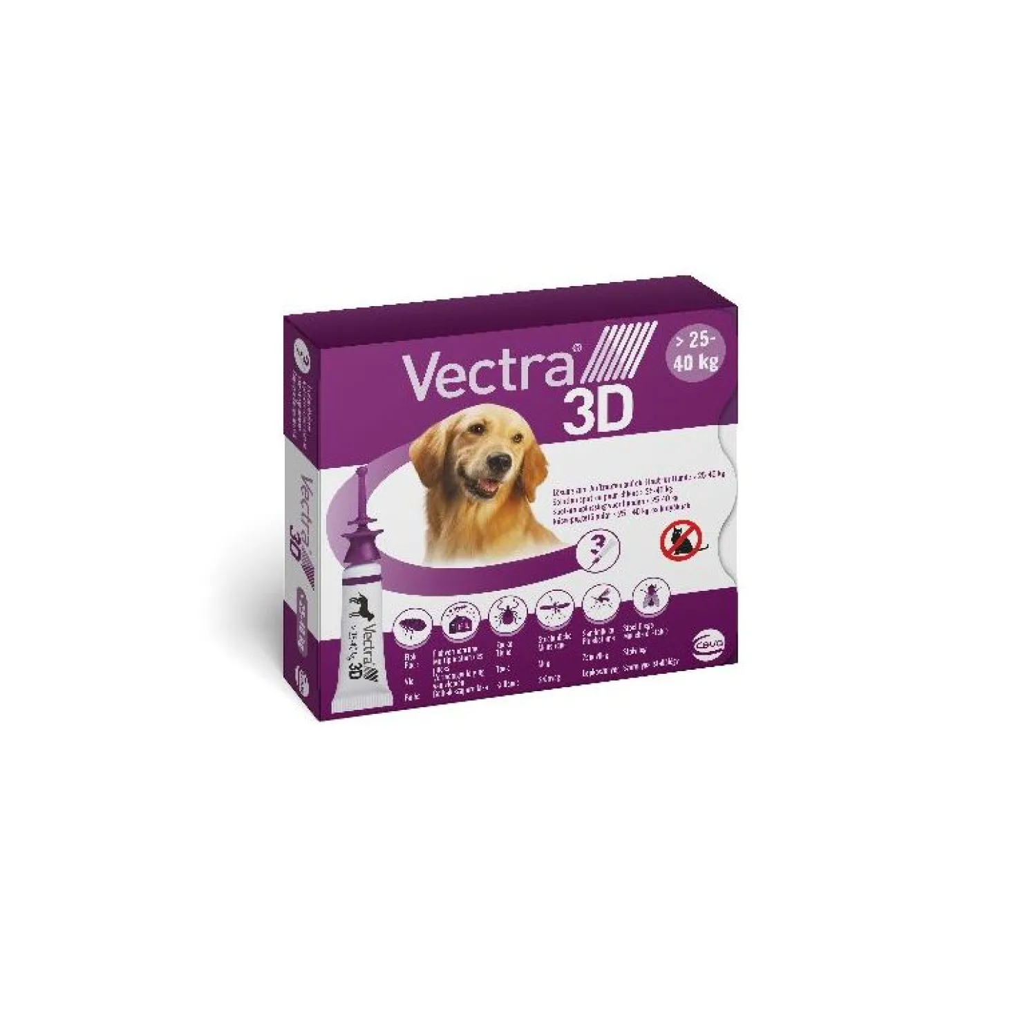 Pipettes antiparasitaires Vectra 3D Spot On chien