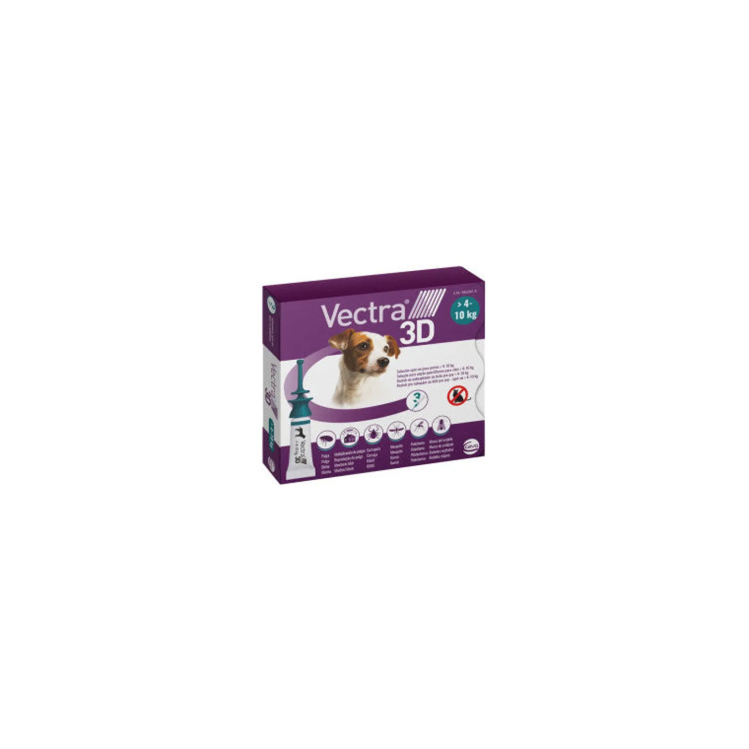 Pipettes antiparasitaires Vectra 3D Spot On chien