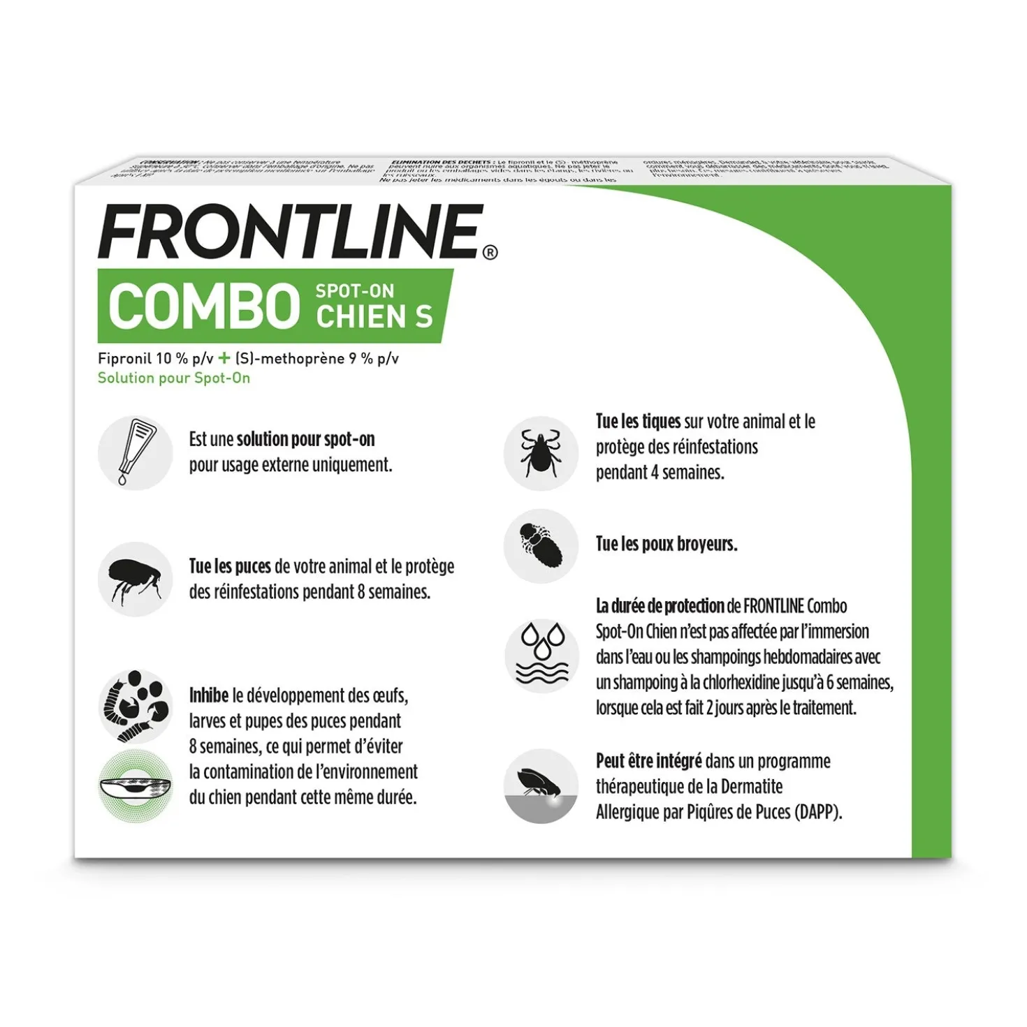 Pipettes Frontline Combo pour chien