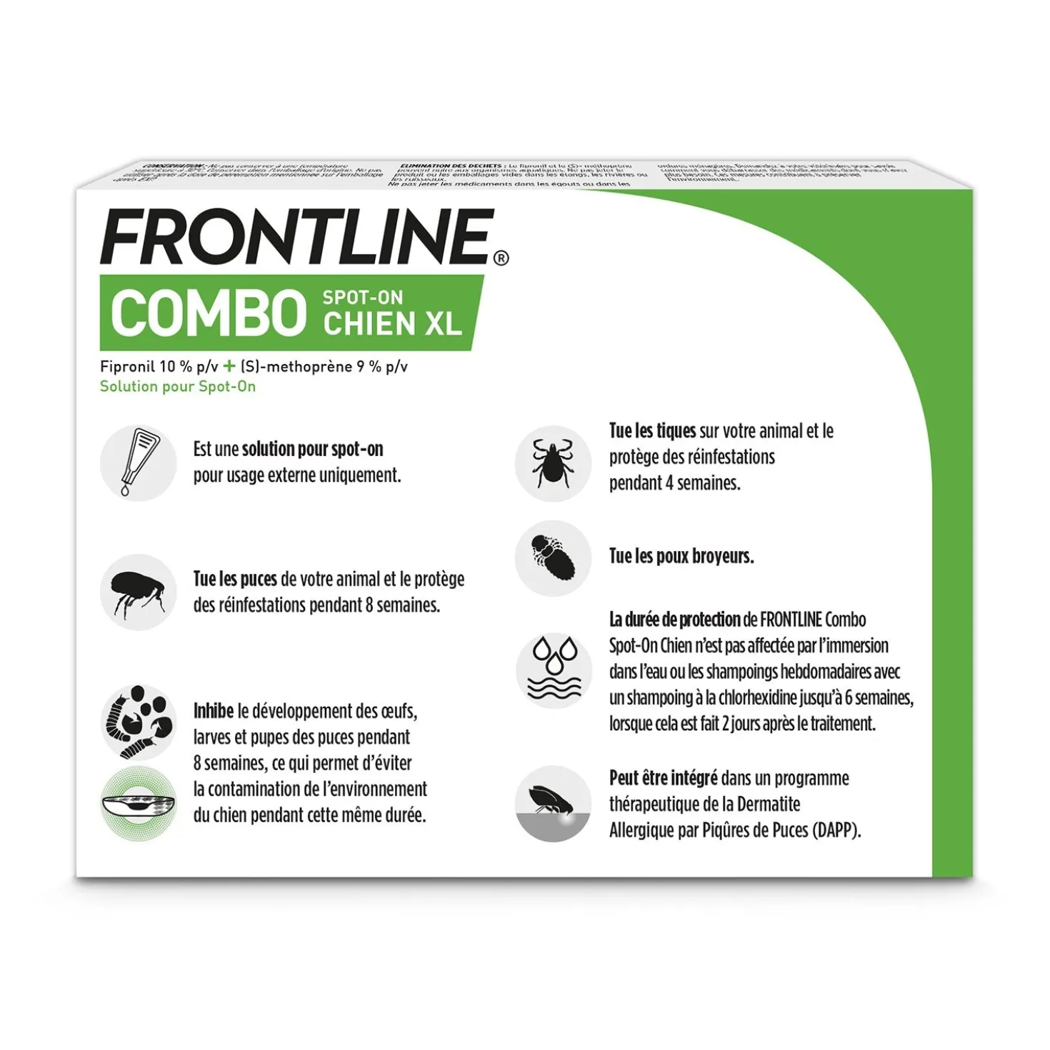 Pipettes Frontline Combo pour chien