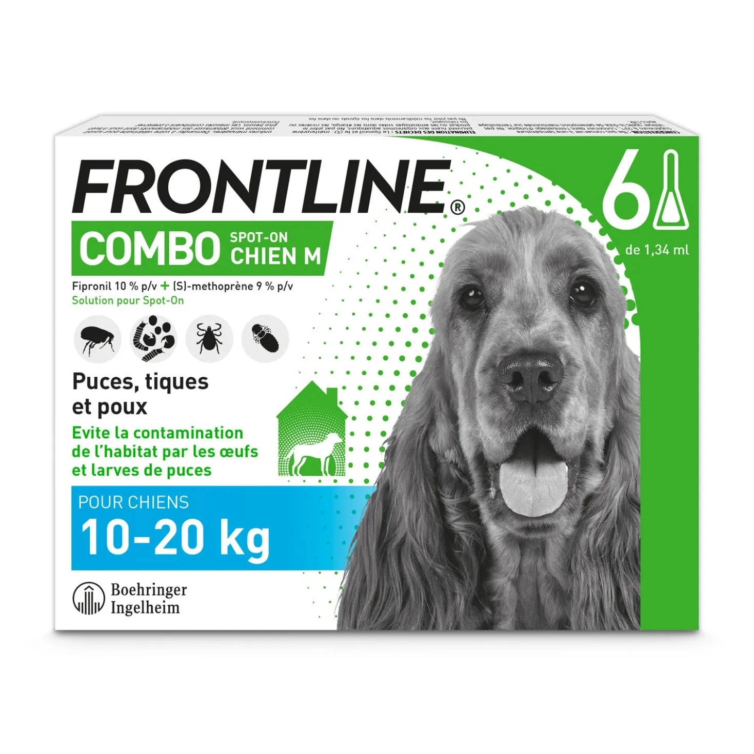 Pipettes Frontline Combo pour chien