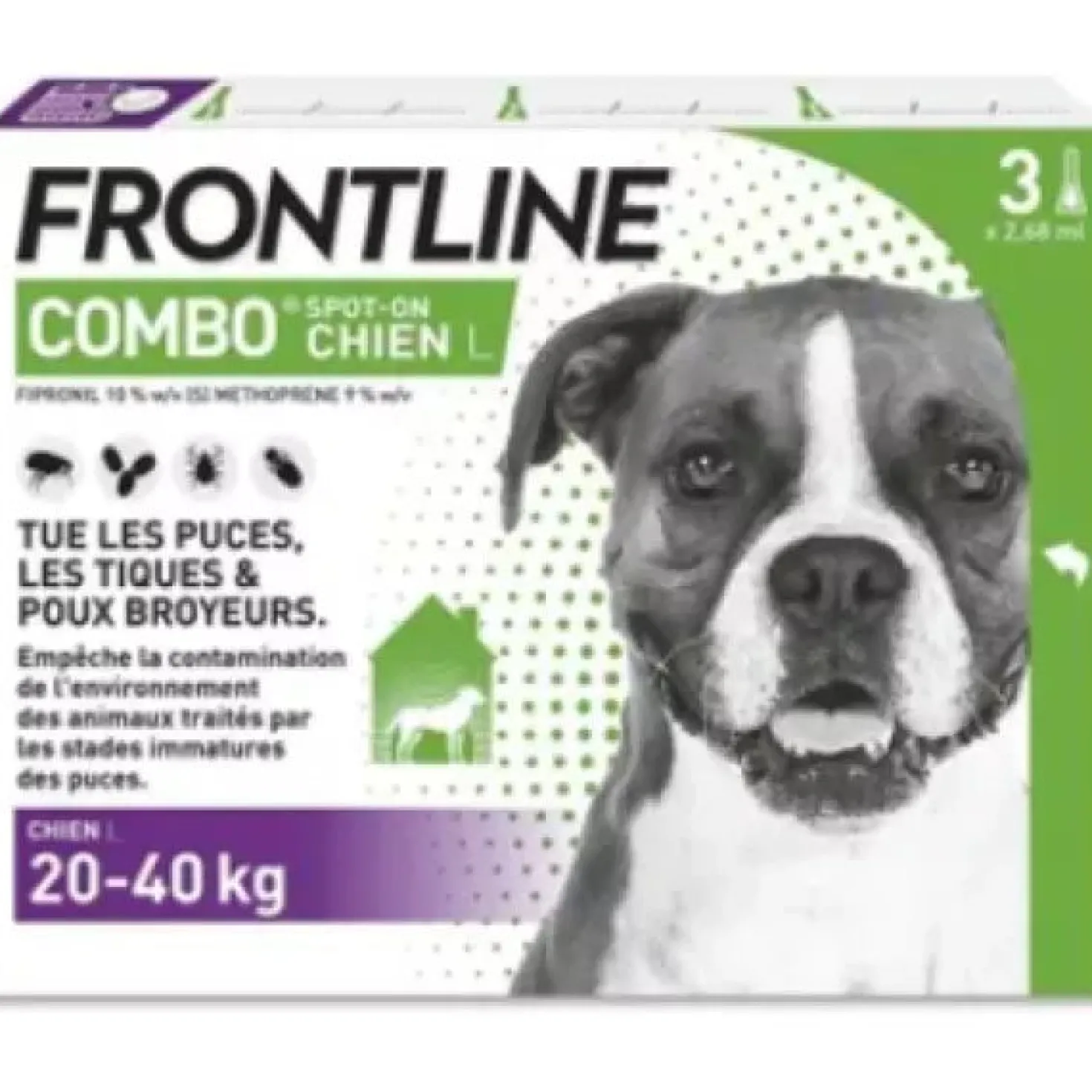Pipettes Frontline Combo pour chien