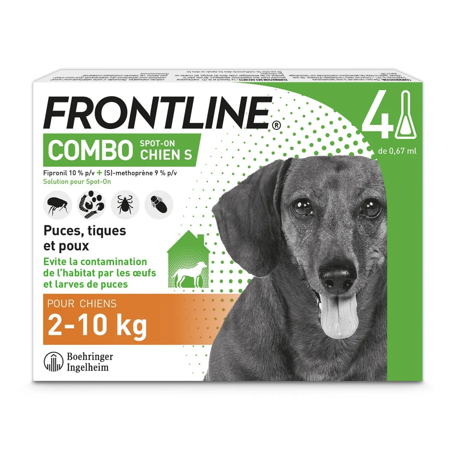 Pipettes Frontline Combo pour chien