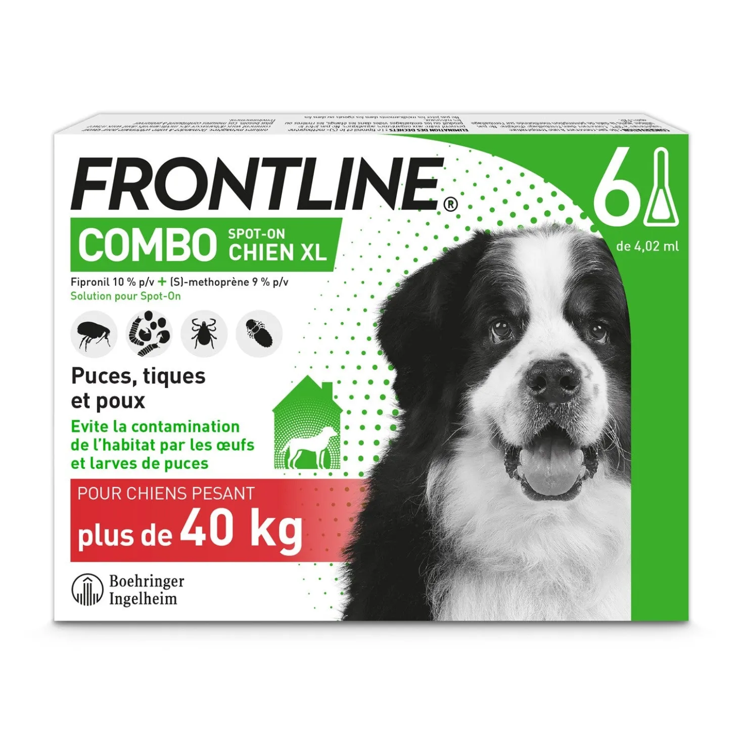 Pipettes Frontline Combo pour chien