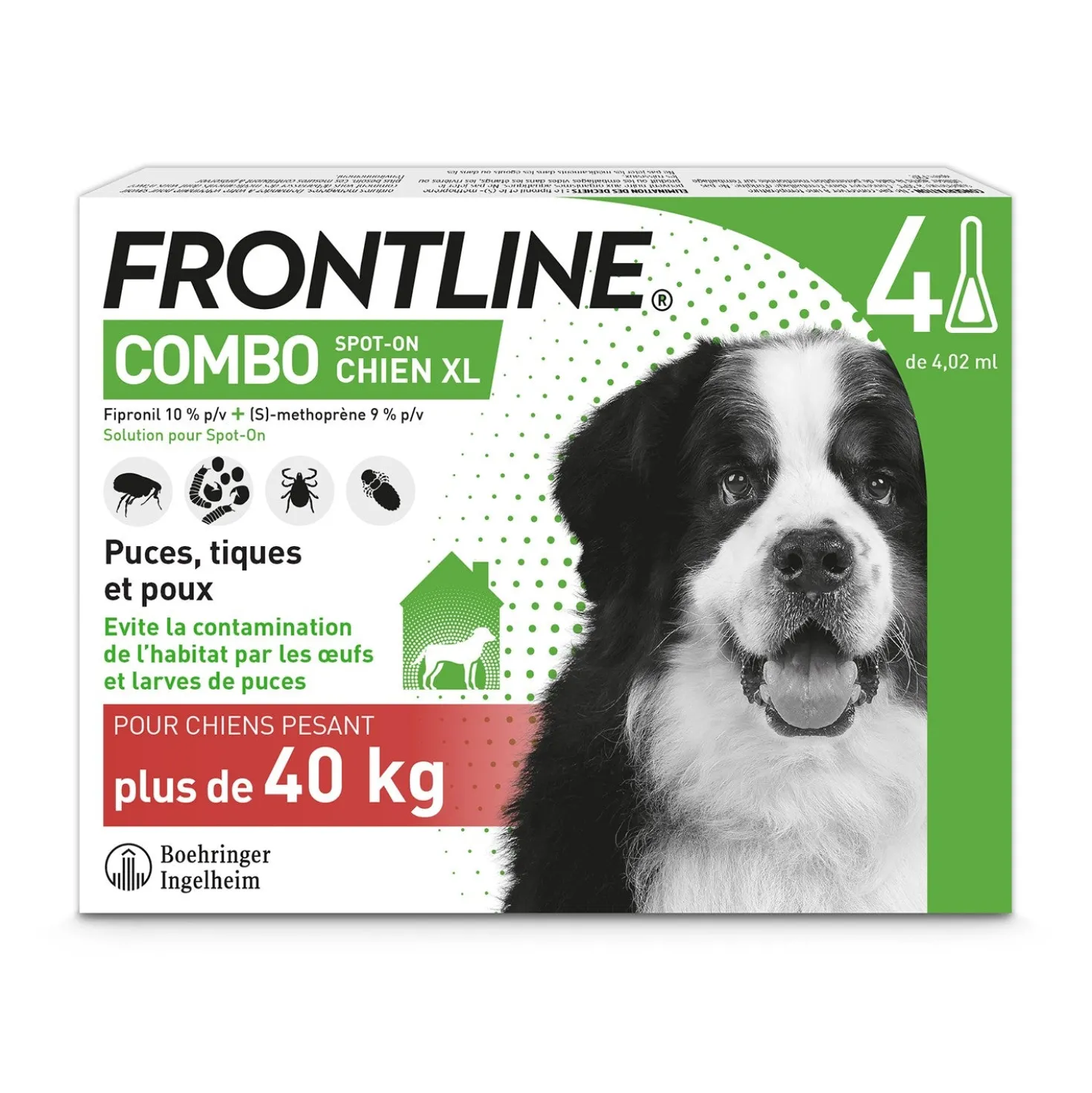 Pipettes Frontline Combo pour chien