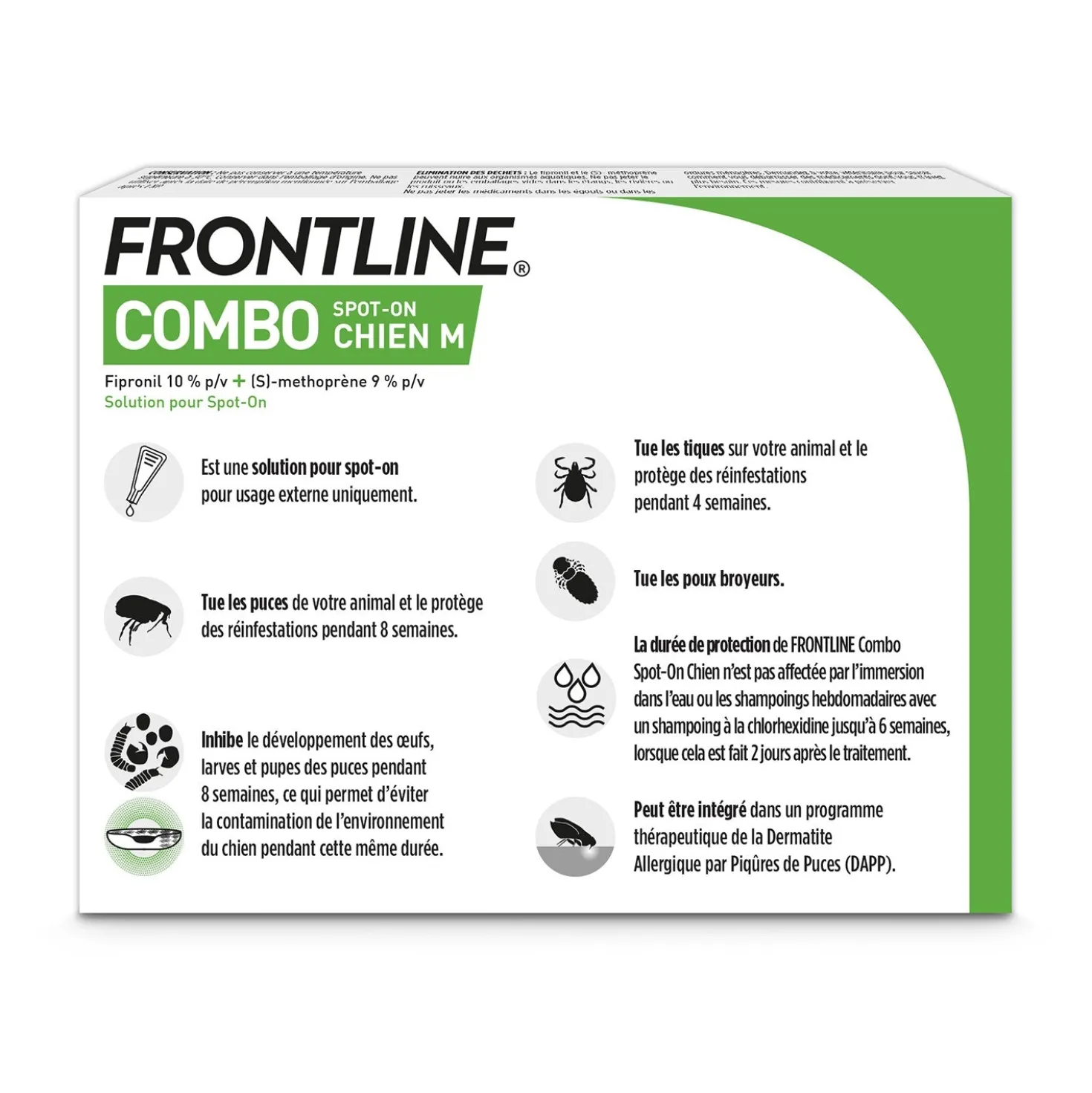 Pipettes Frontline Combo pour chien
