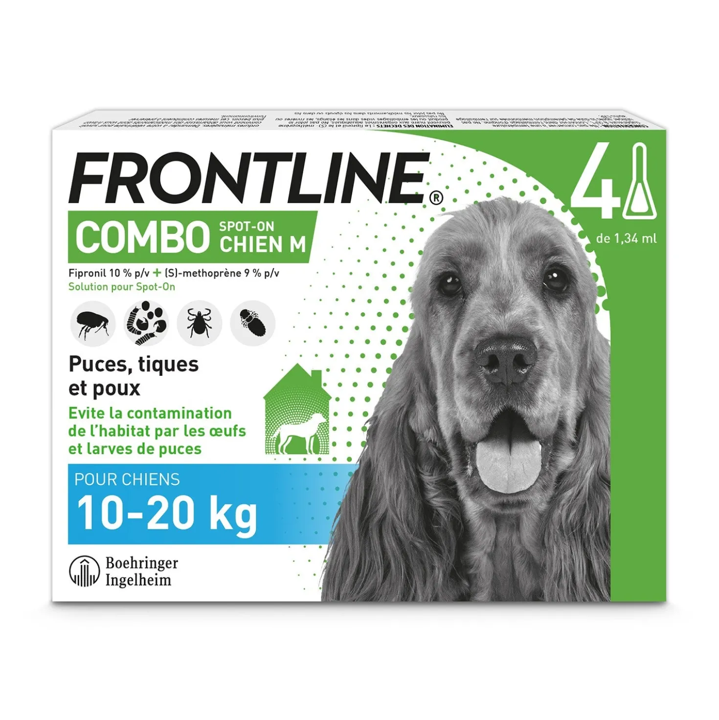 Pipettes Frontline Combo pour chien