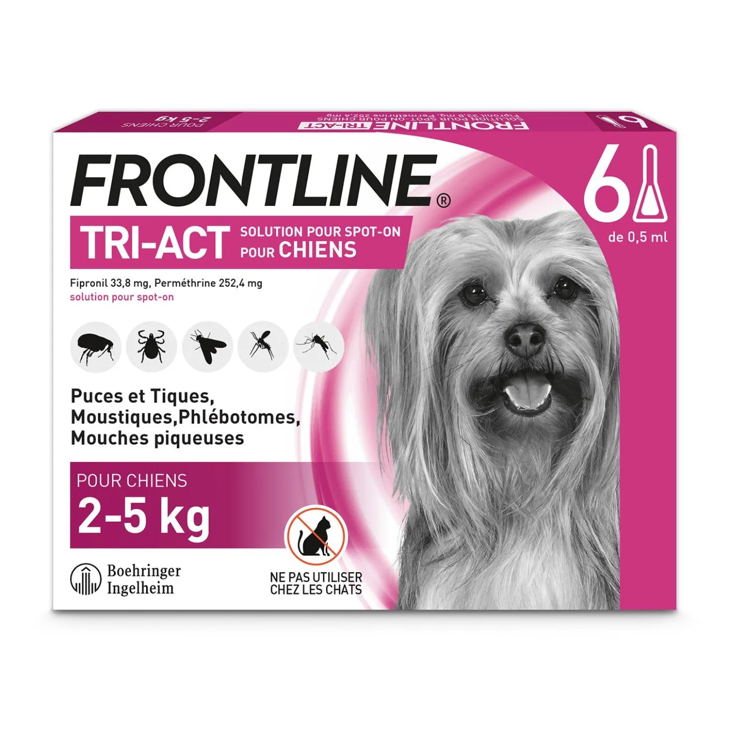 Pipettes Frontline Tri-act chien
