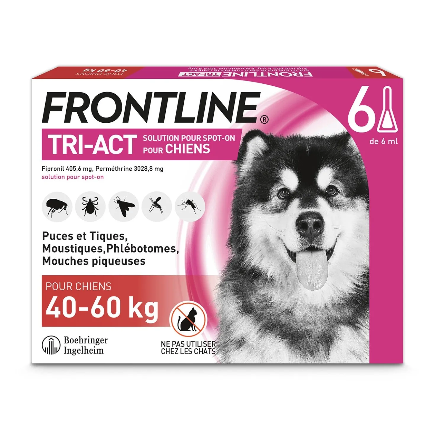 Pipettes Frontline Tri-act chien