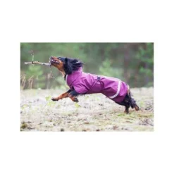 Pomppa Kevyt Plum manteau imperméable chien
