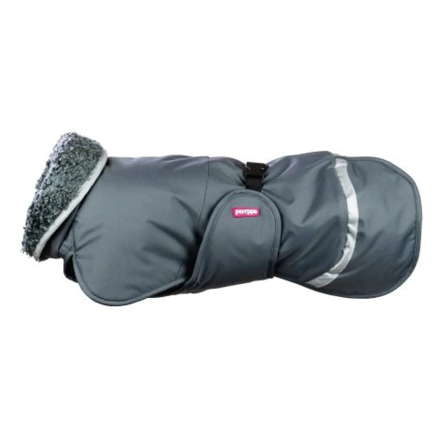 Pomppa Toppa Graphite manteau imperméable doublé pour chien