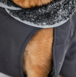 Pomppa Toppa Graphite manteau imperméable doublé pour chien