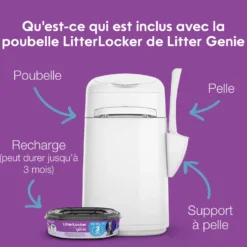Poubelle à litière Litter Locker by Litter Genie