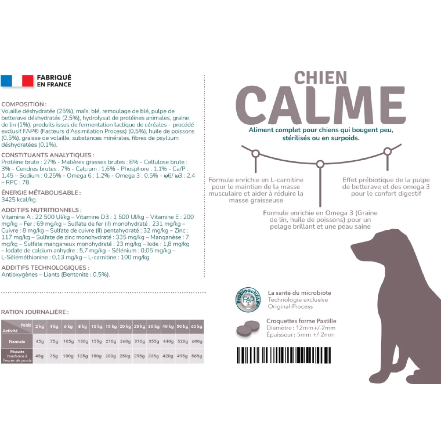 Preference Chien Calme