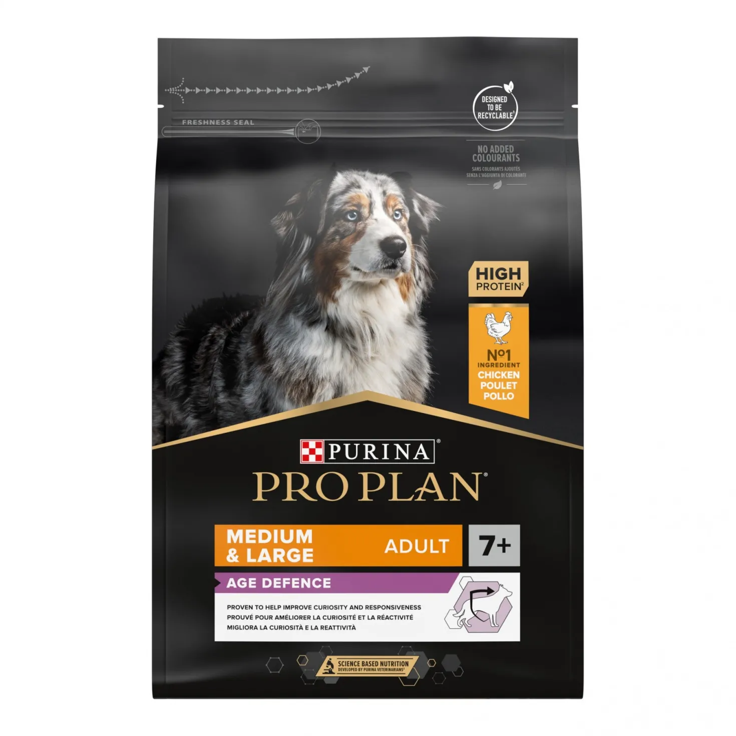 Pro Plan Age Defence Medium & Large Adult au poulet - croquettes chien