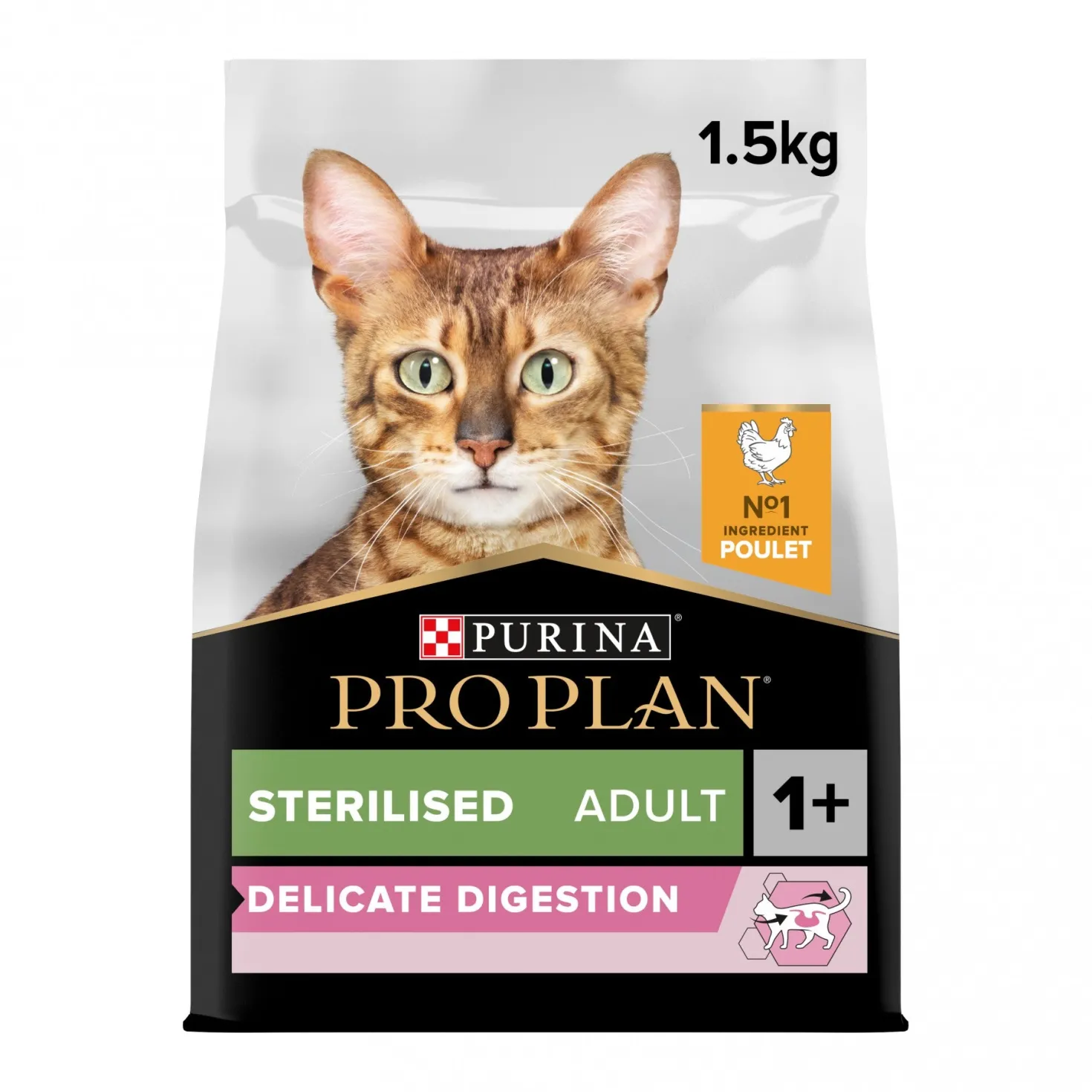 Pro Plan Delicate Digestion Sterilised Adult au poulet - croquettes chat