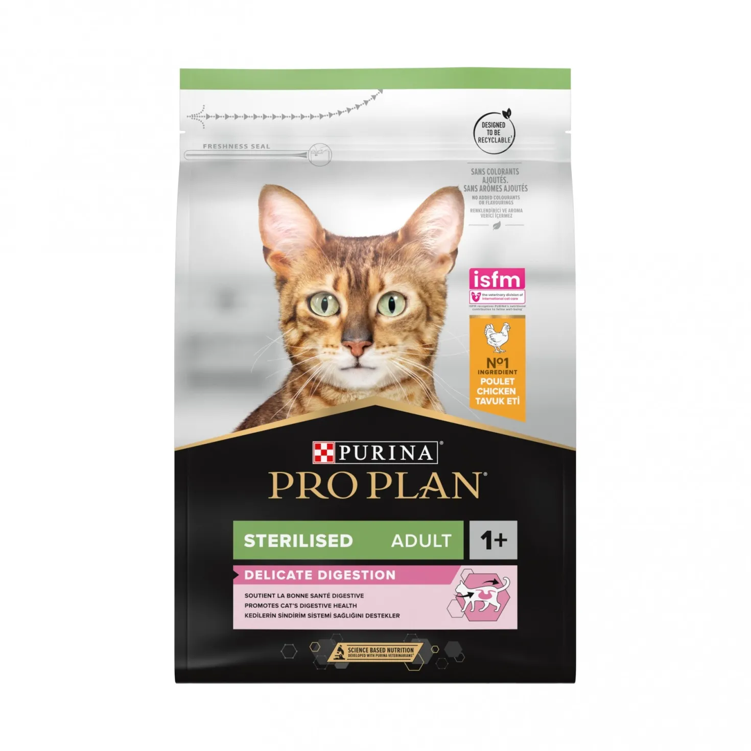 Pro Plan Delicate Digestion Sterilised Adult au poulet - croquettes chat
