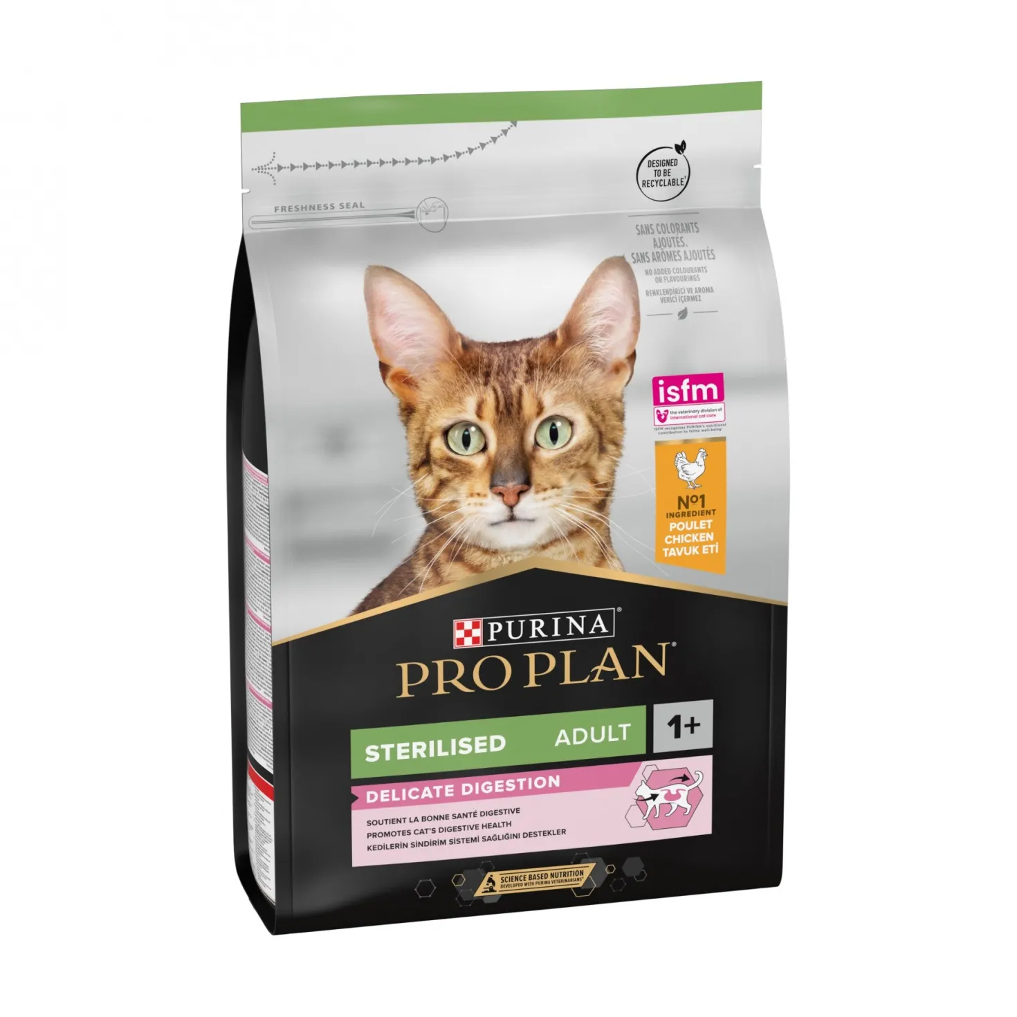 Pro Plan Delicate Digestion Sterilised Adult au poulet - croquettes chat