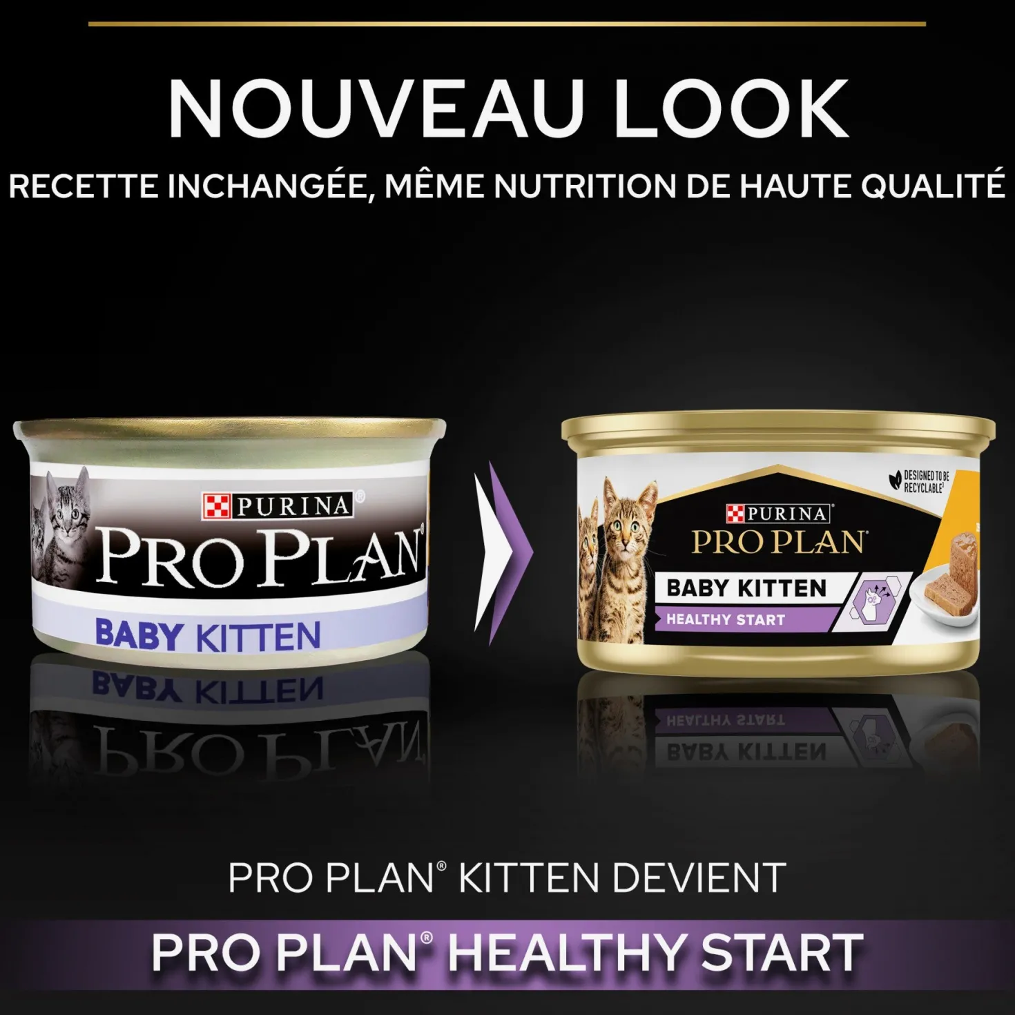 Pro Plan Healthy Start Baby Kitten en mousse au poulet - pâtée chaton