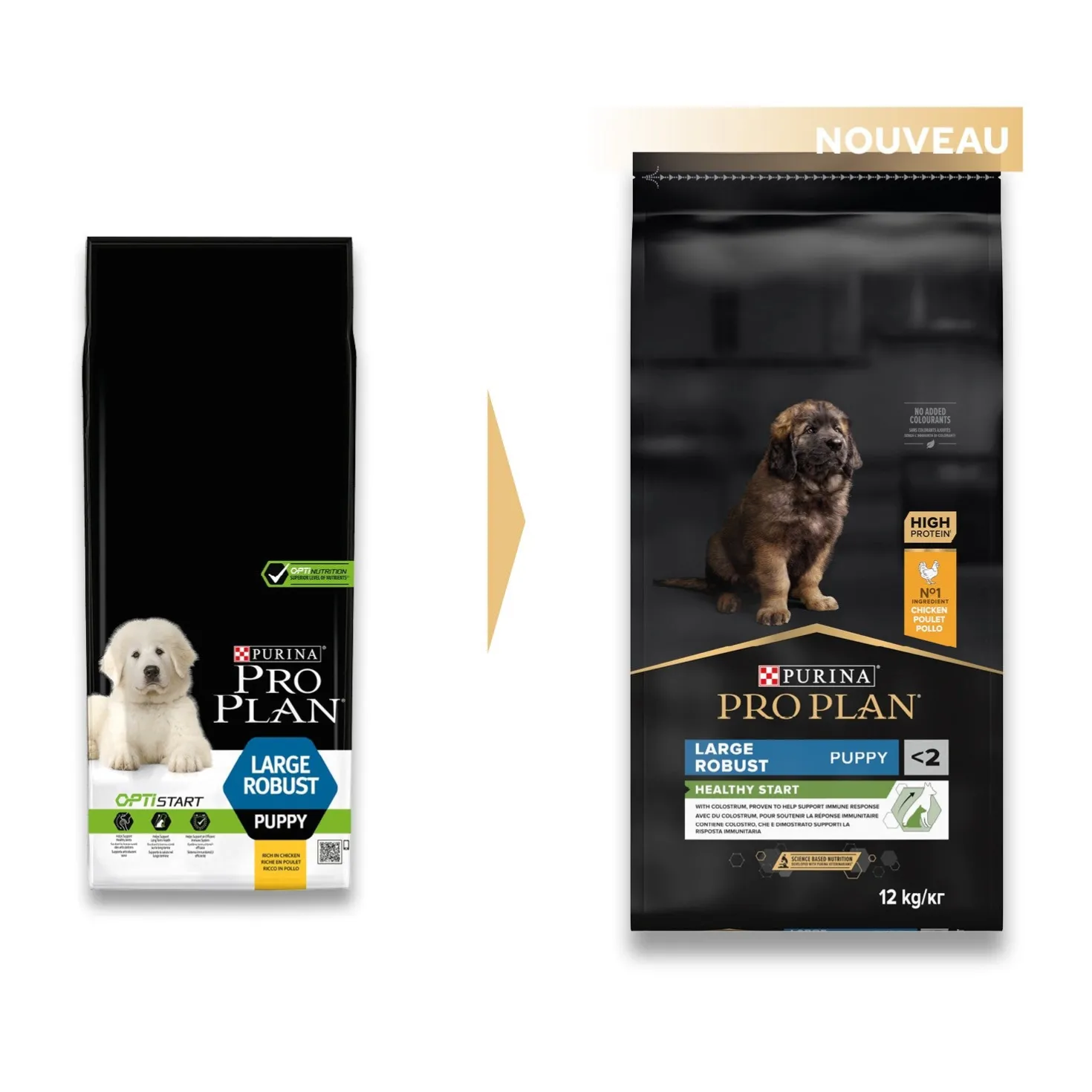 Pro Plan Healthy Start Large Robust Puppy au poulet - croquettes chiot