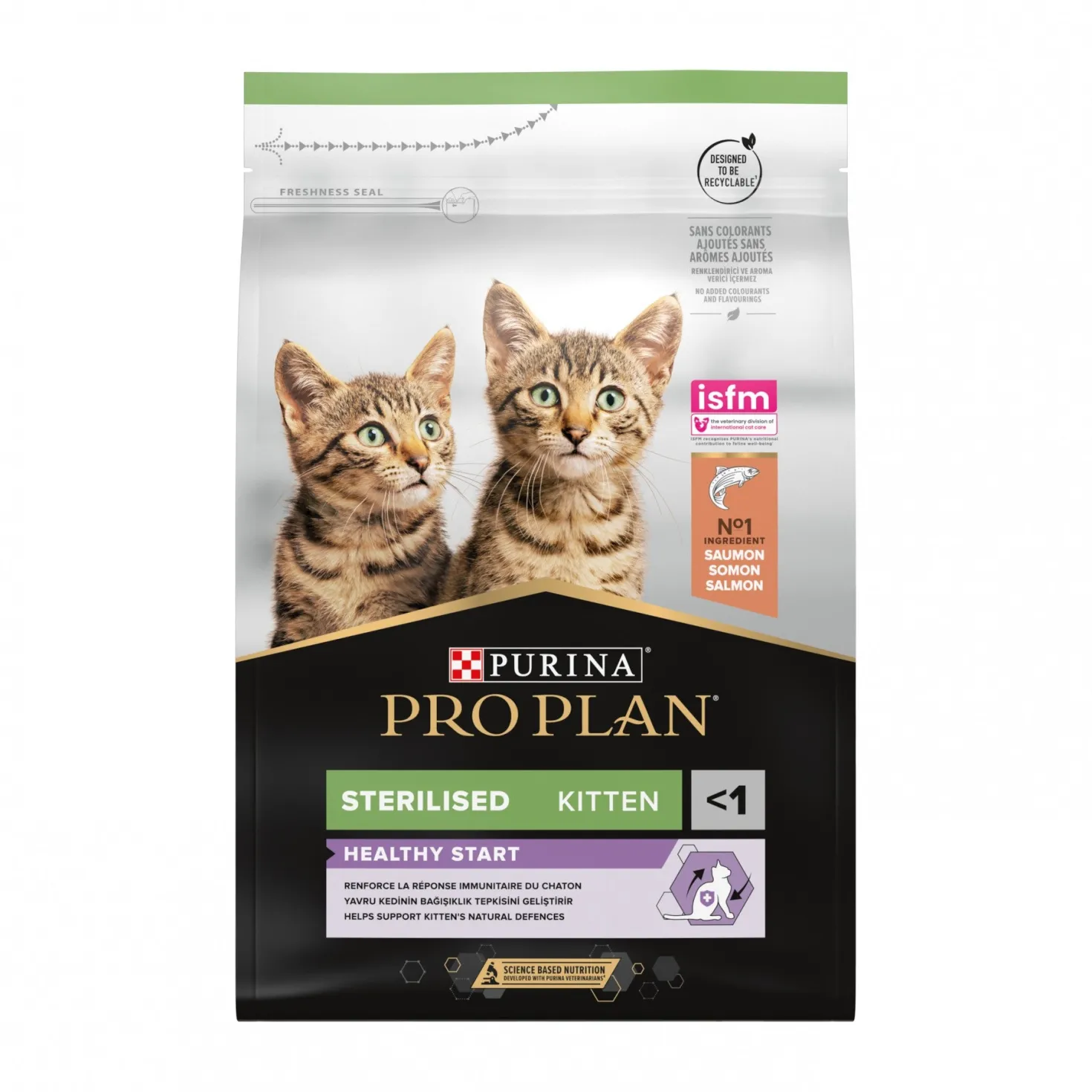 PRO PLAN Healthy Start Sterilised Kitten au Saumon - Croquettes pour chaton