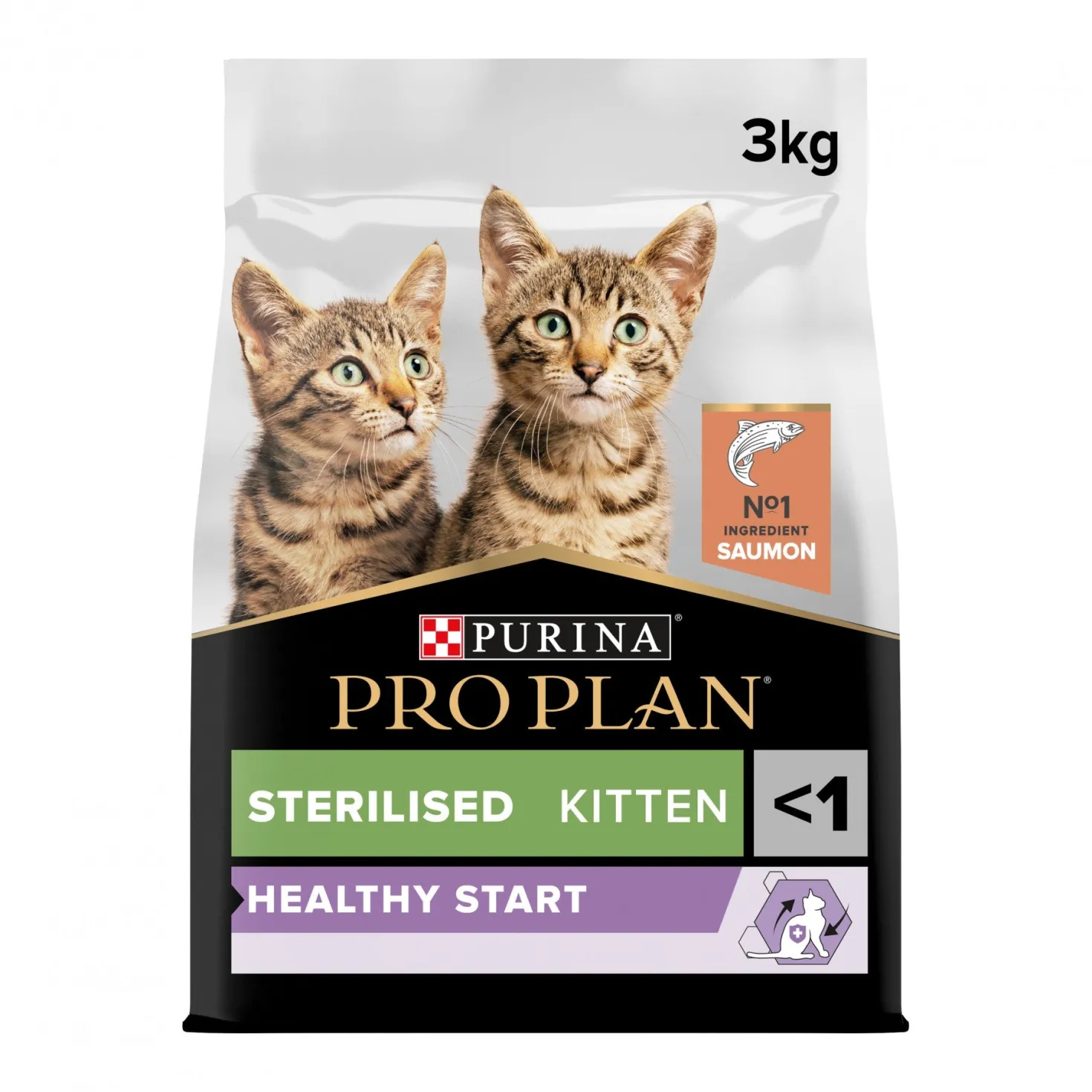 PRO PLAN Healthy Start Sterilised Kitten au Saumon - Croquettes pour chaton