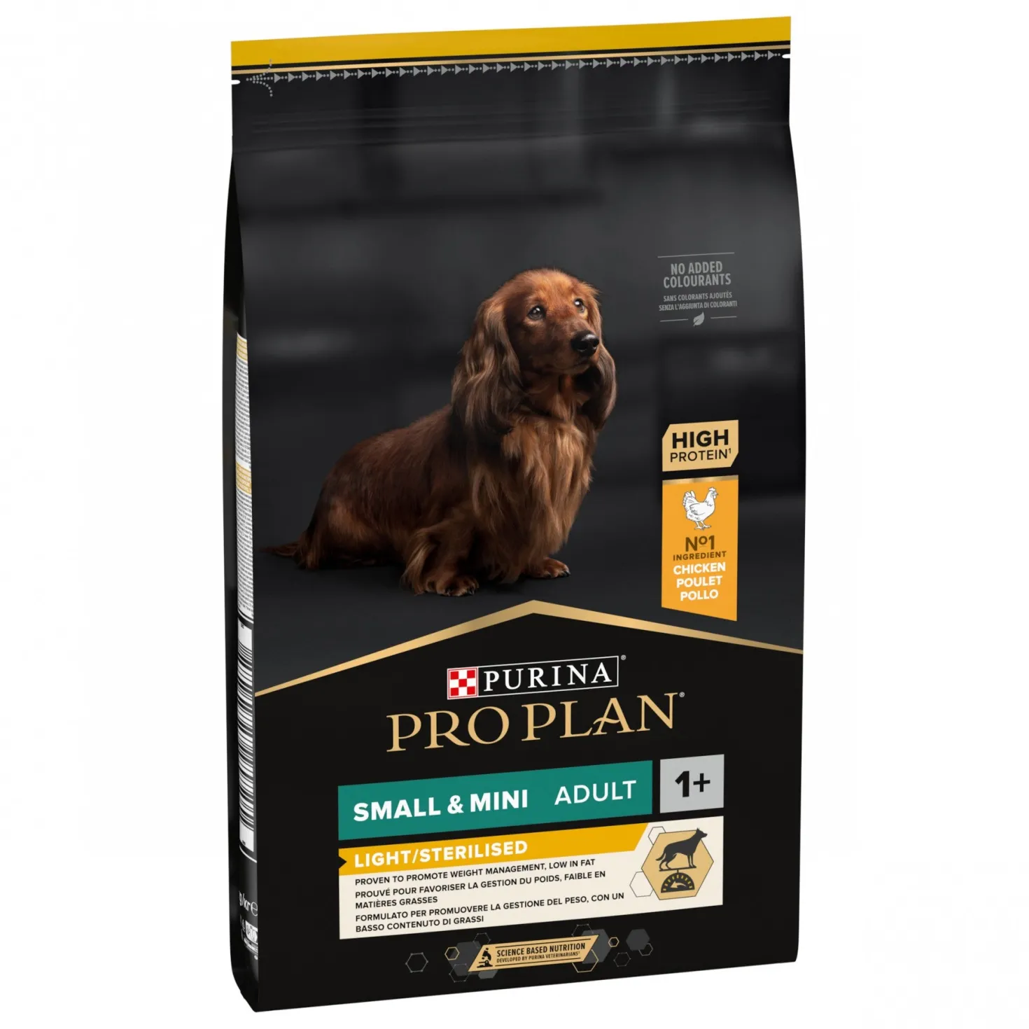 Pro Plan Light/Sterilised Small & Mini Adult au poulet - croquettes chien