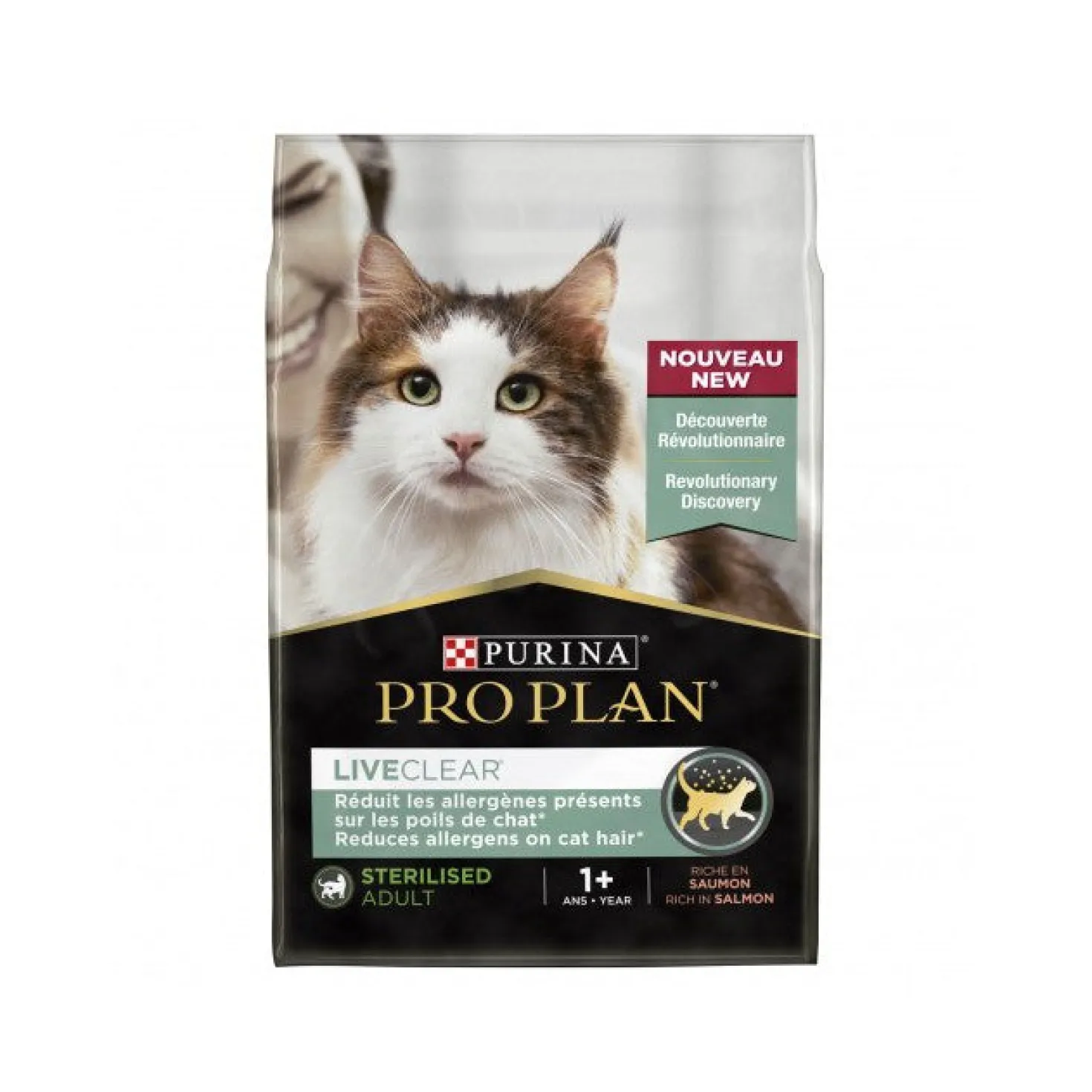 PRO PLAN LiveClear Sterilised Adult au Saumon - Croquettes pour chat