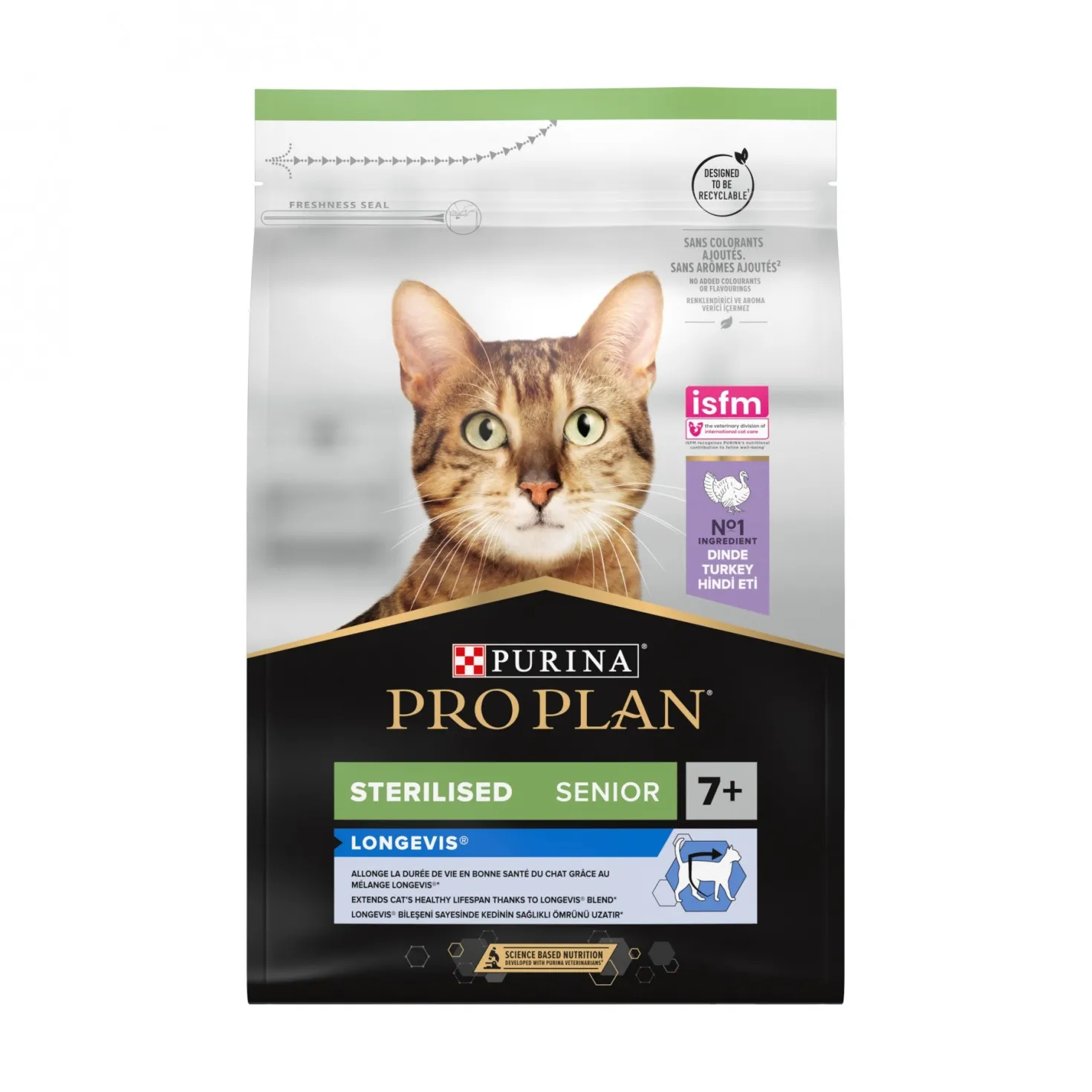 Pro Plan Longevis Sterilised Senior à la dinde - croquettes chat