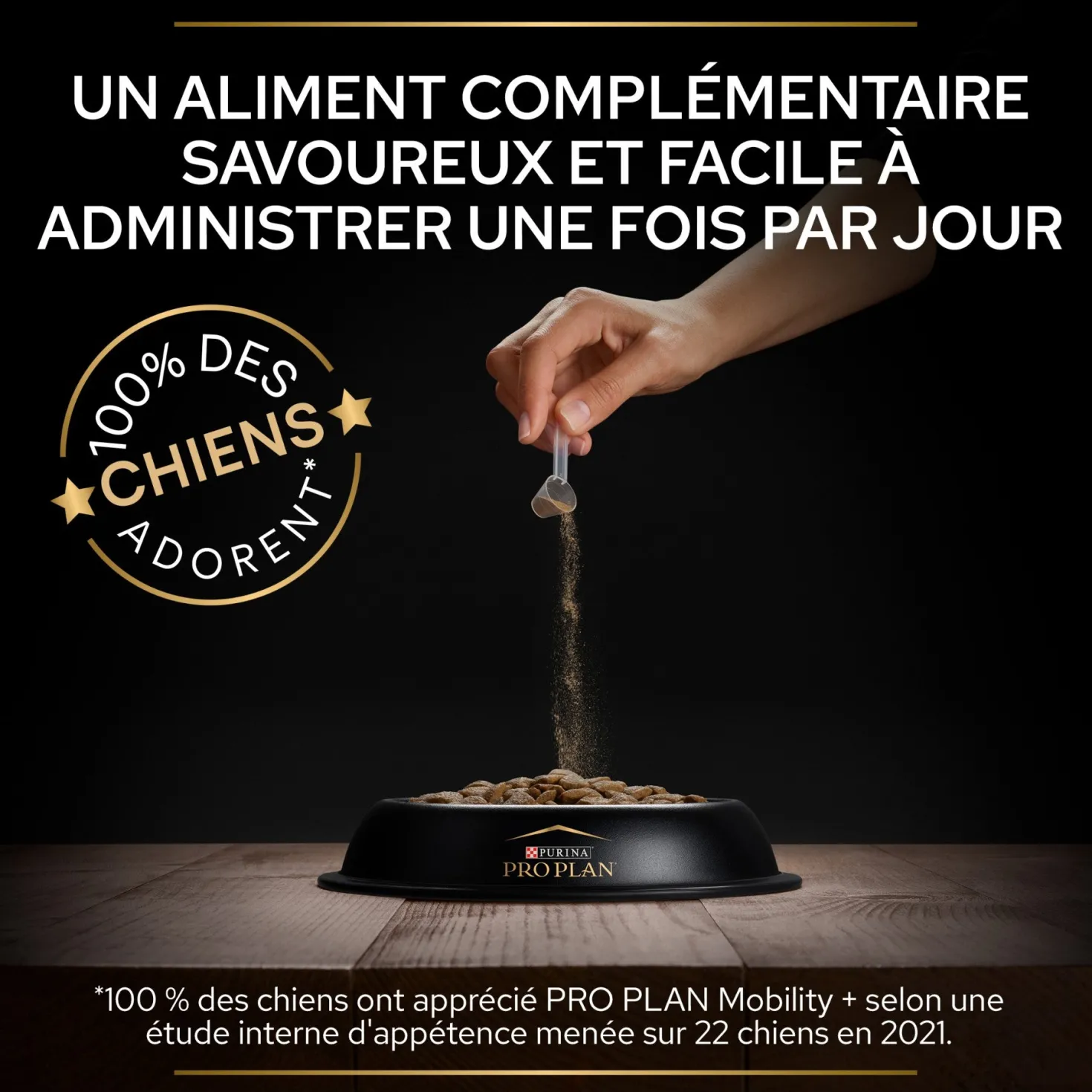 Pro Plan Mobility+ aliment complémentaire en poudre chien