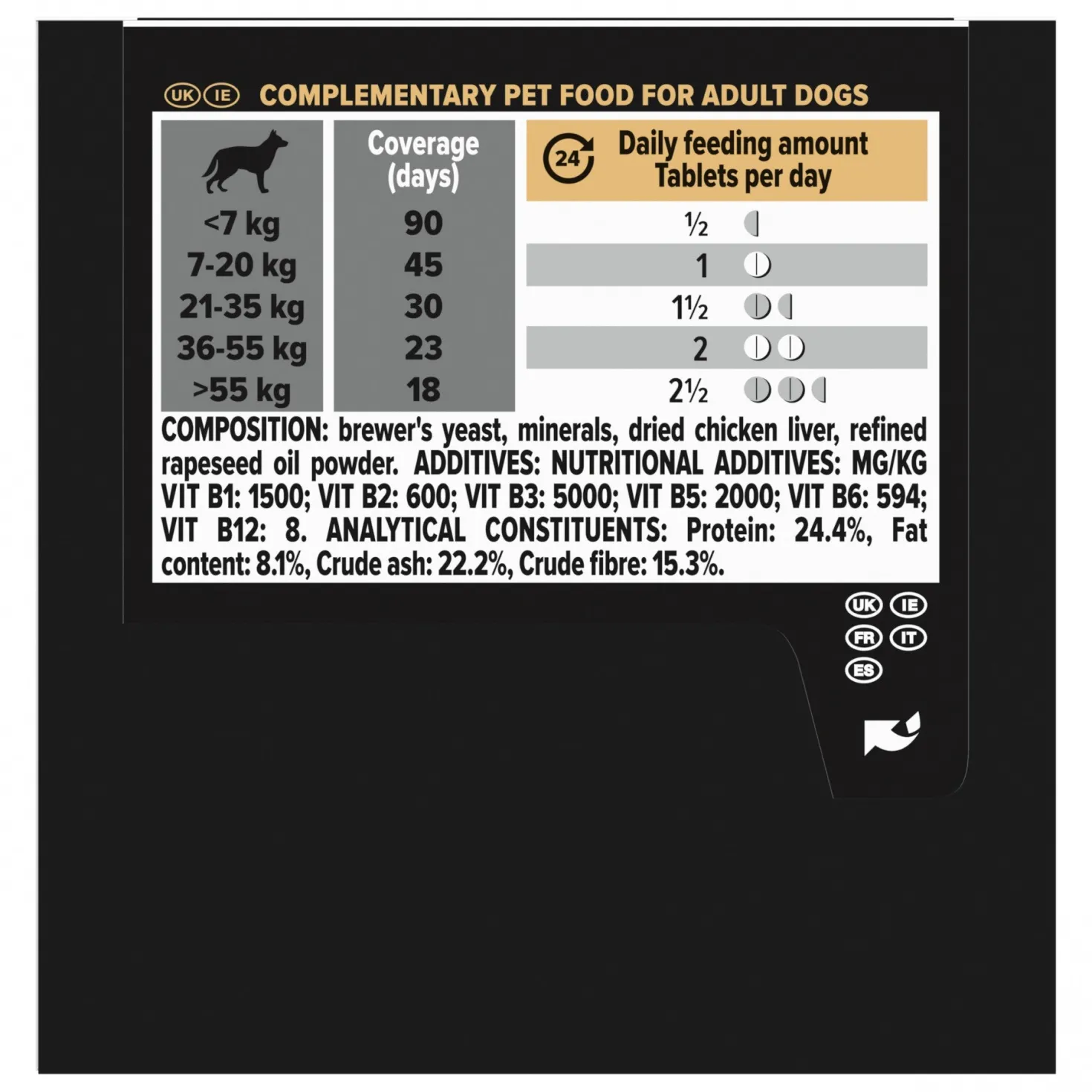 Pro Plan Multi Vitamins+ en comprimés chien