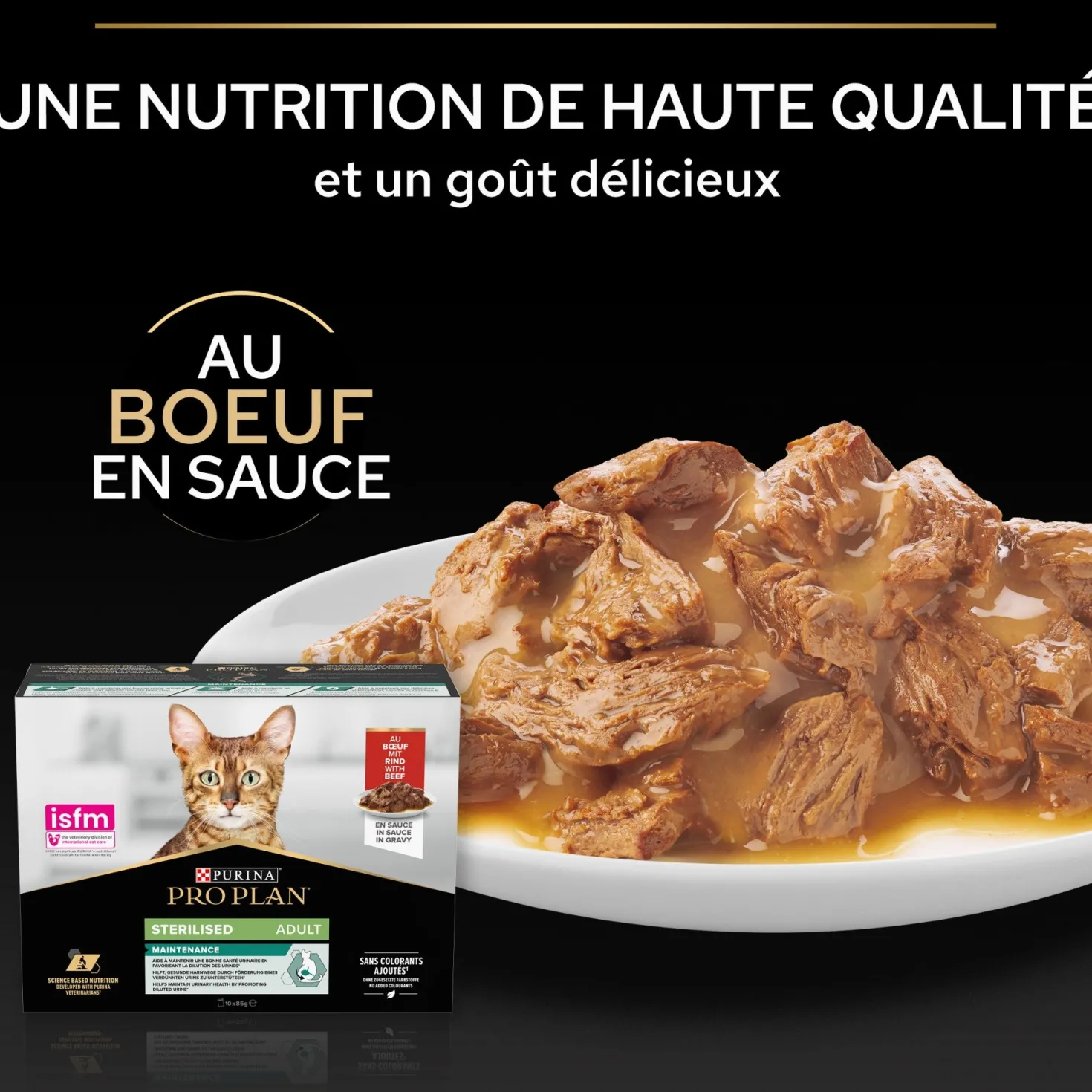 Pro Plan Nutrisavour Sterilised en sauce - pâtée chat