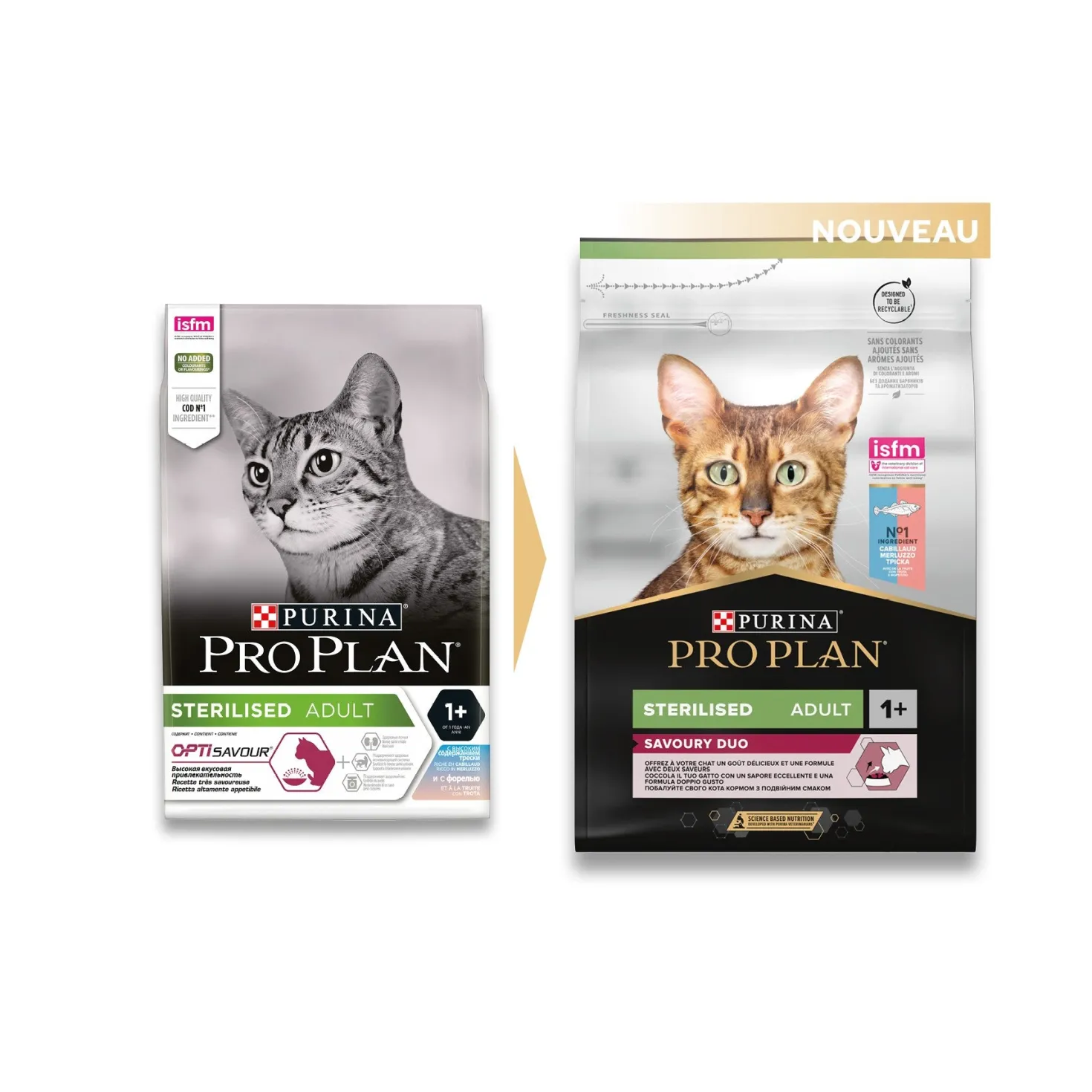 Pro Plan Savoury Duo Sterilised Adult - croquettes chat
