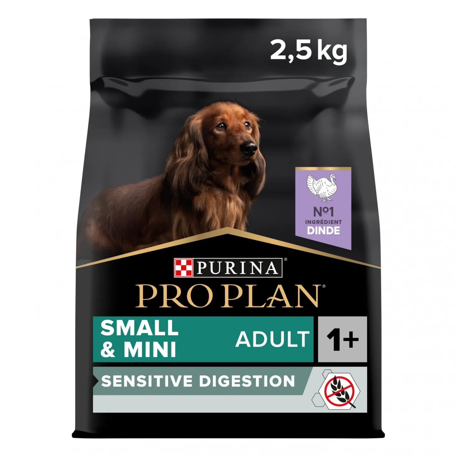 Pro Plan Sensitive Digestion No Grain Small & Mini Adult à la dinde - croquettes chien