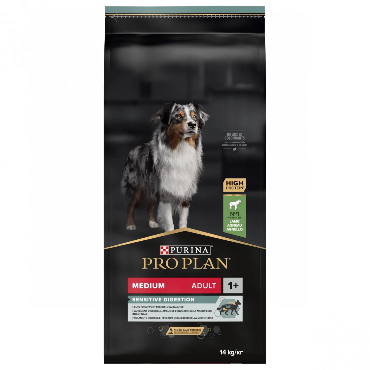 Pro Plan Sensitive Digestion Medium Adult à l'agneau - croquettes chien