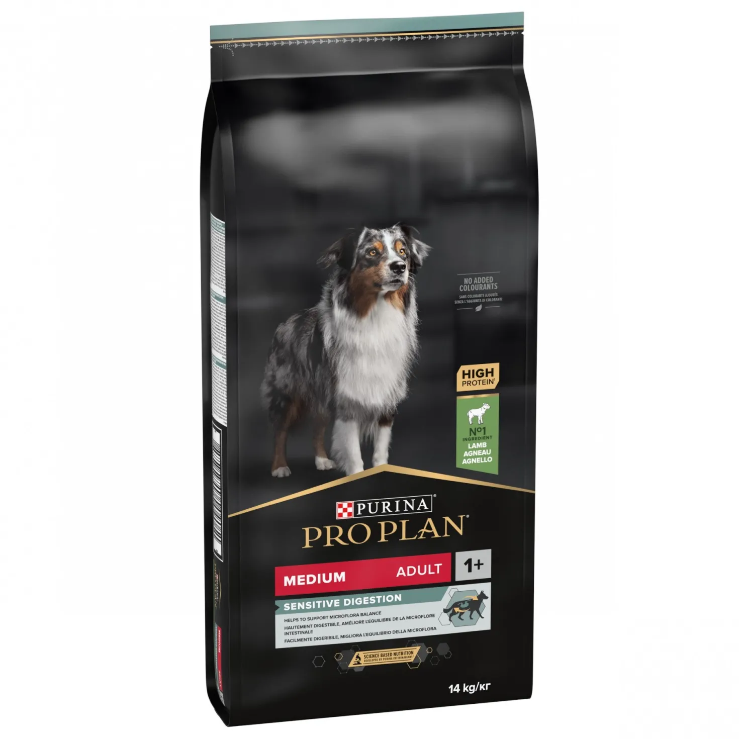 Pro Plan Sensitive Digestion Medium Adult à l'agneau - croquettes chien