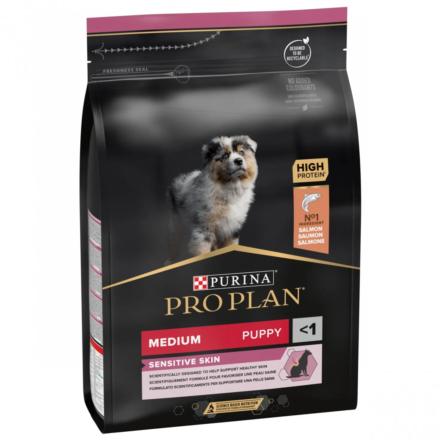 PRO PLAN Sensitive Skin Medium Puppy au Saumon - Croquettes pour chien