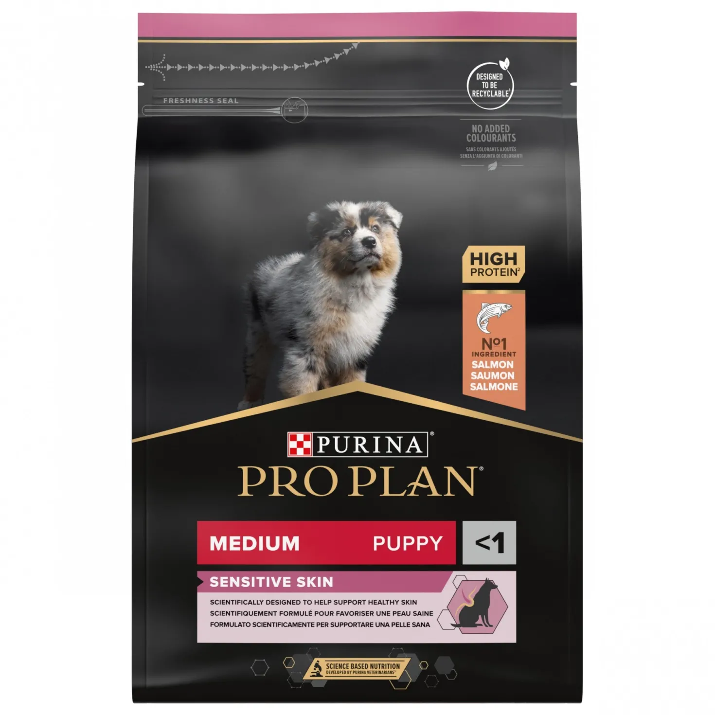 PRO PLAN Sensitive Skin Medium Puppy au Saumon - Croquettes pour chien