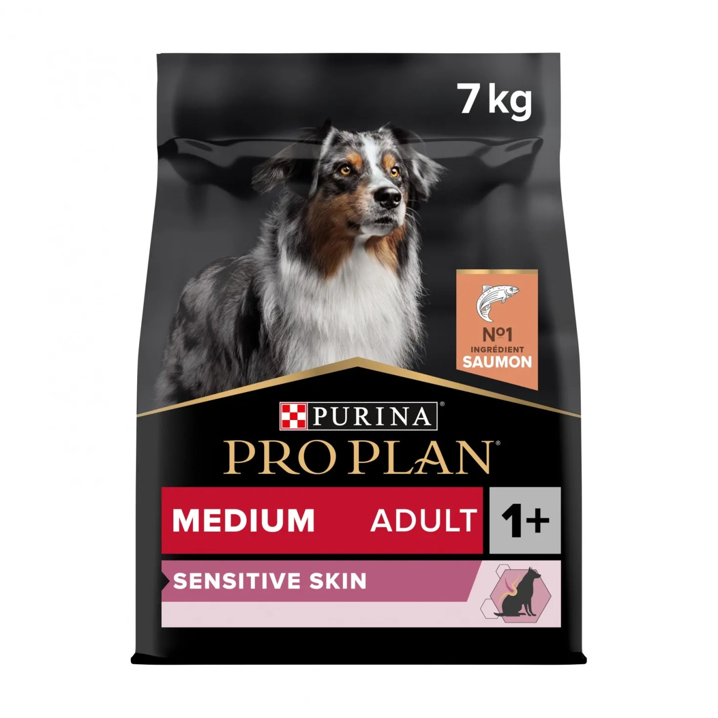 Pro Plan Sensitive Skin Medium Adult au saumon - croquettes chien