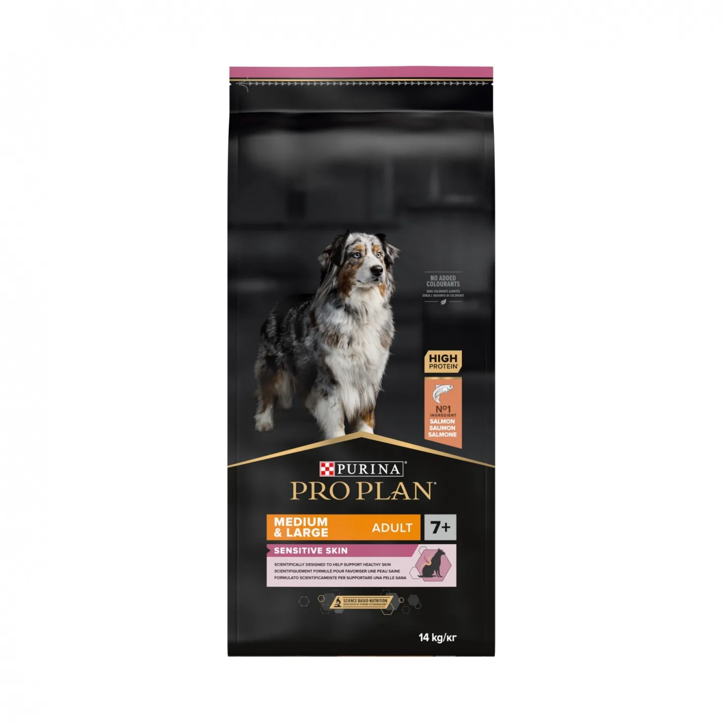Pro Plan Sensitive Skin Medium & Large Adult au saumon - croquettes chien