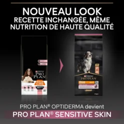 Pro Plan Sensitive Skin Medium & Large Adult au saumon - croquettes chien